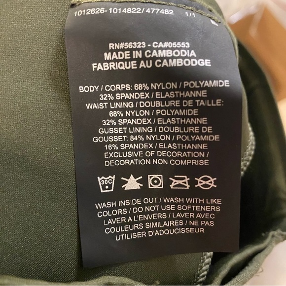 NIKE | GO Women's Firm-Support High-Waisted 7/8 Leggings with Pockets XS KHAKI - Picture 11 of 16